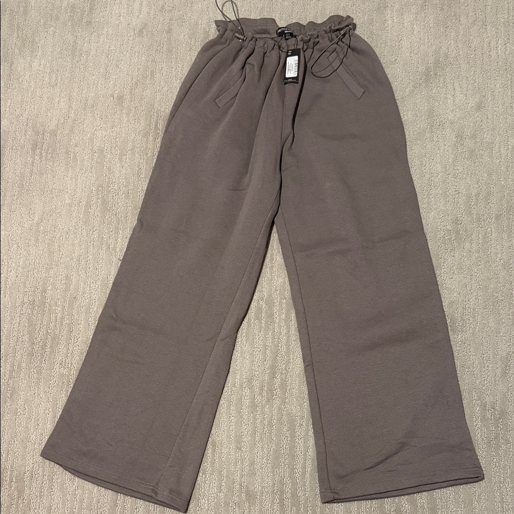 PrettyLittleThing Charcoal Trousers